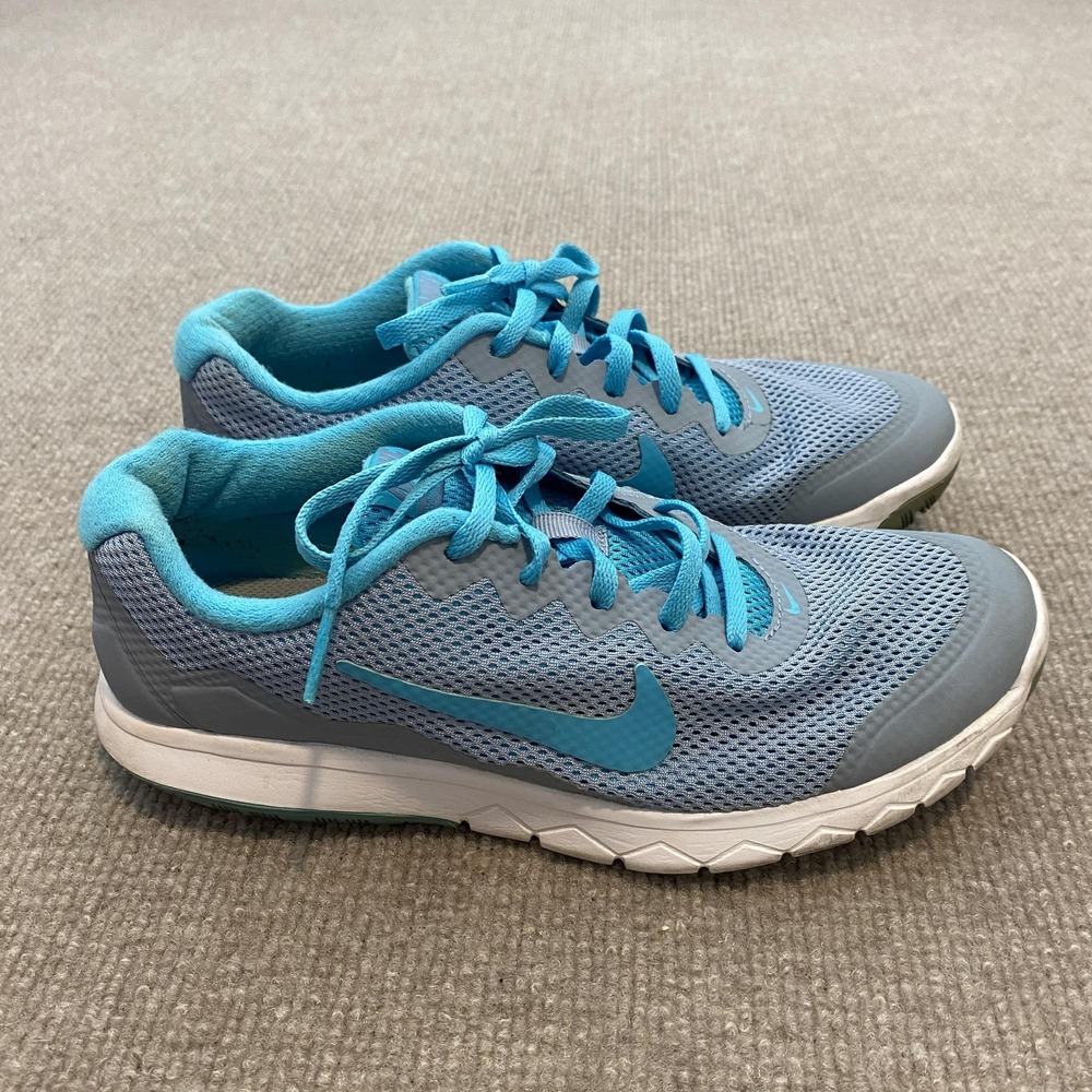 Nike Shoes Womens Size‎ 6.5 Blue Mesh Running Cushioned 749178-404 Sneakers